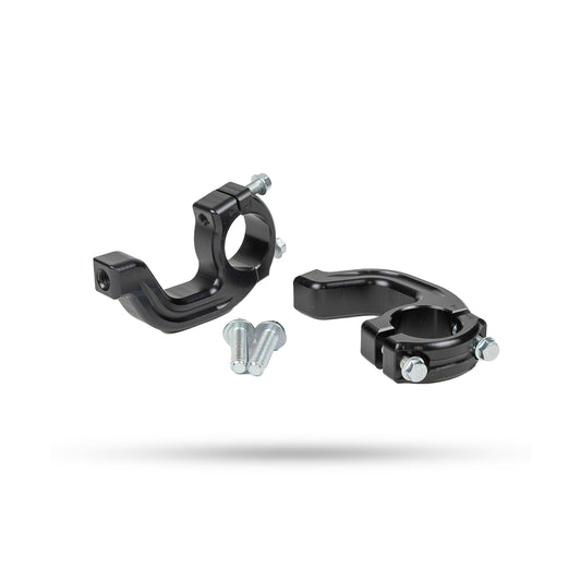 1-1/8" Tapered EVO2 Debris Deflector Clamp Set Black Twinwall Renthal 50-260B