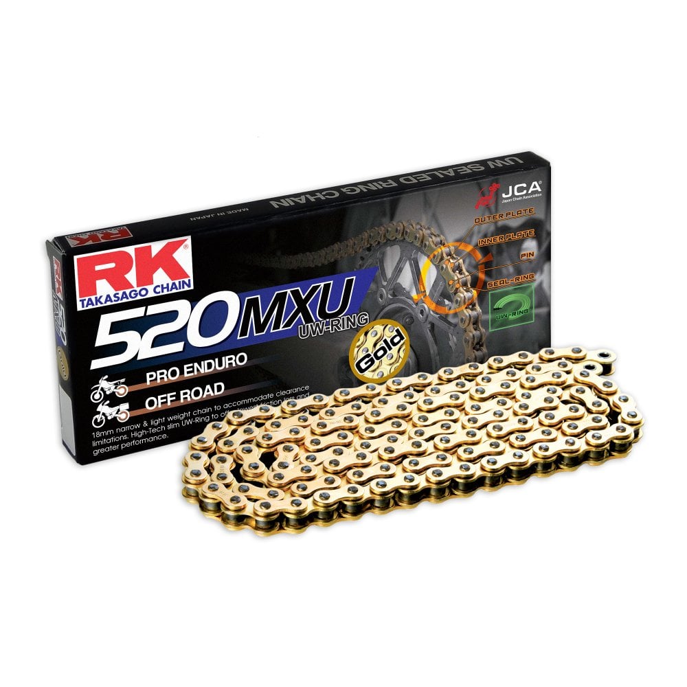 RK 520 MXU Chain (Gold)